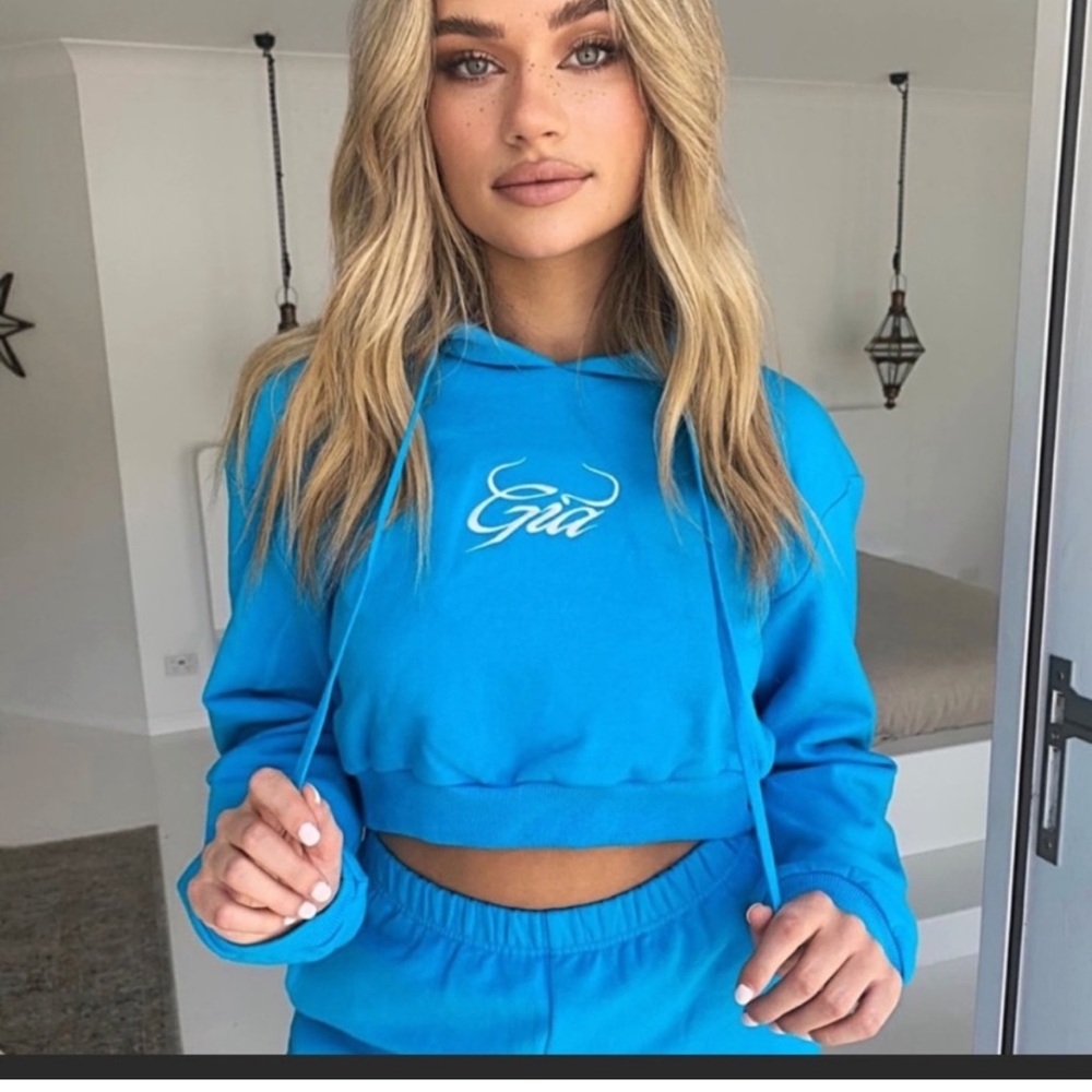 NWT I am Gia Benita Blue Hoodie | Size XS